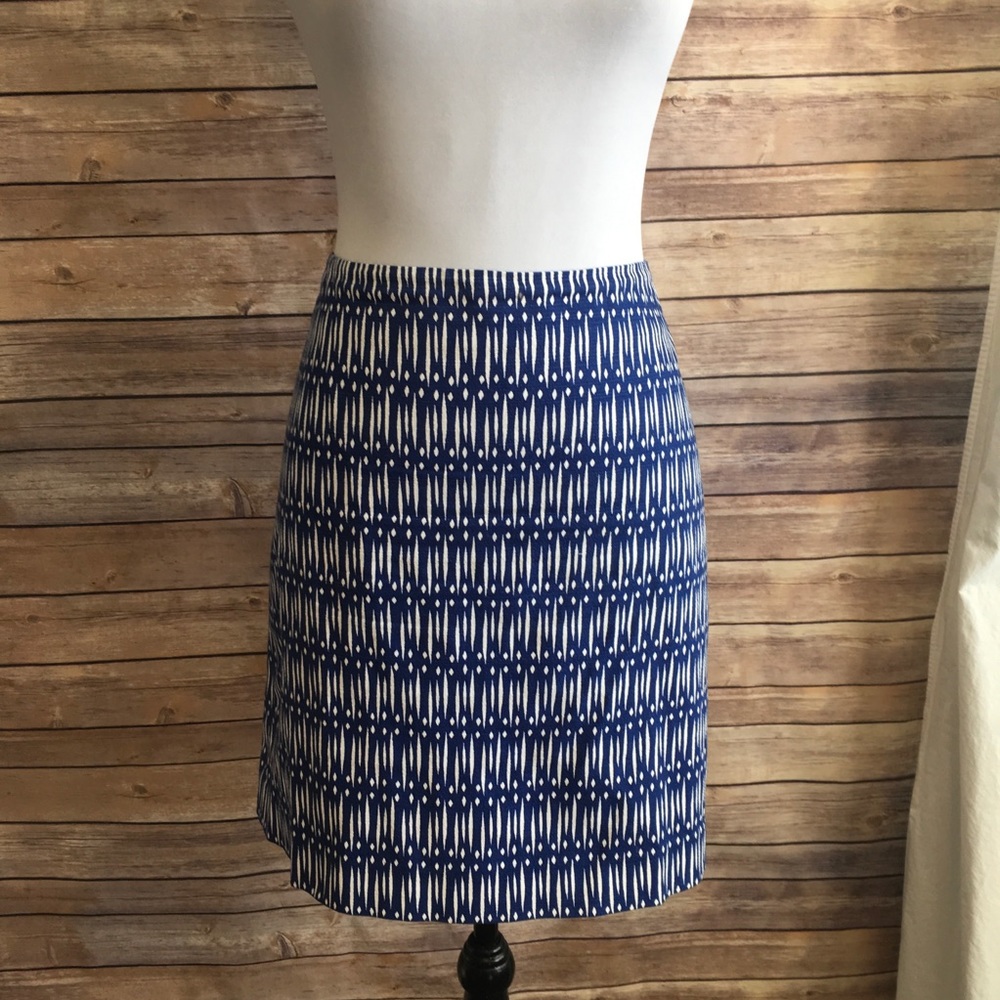 Ann Taylor Petite Lined Tribal Print Skirt 🌺